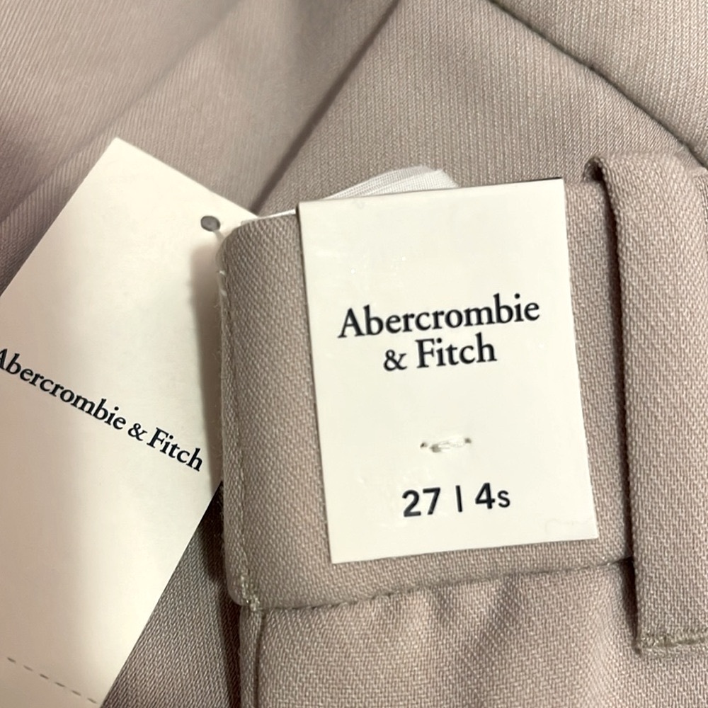 Abercrombie & Fitch Flare Leg Trouser Pants High Rise - Picture 4 of 4